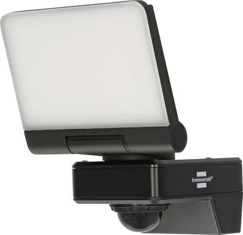 brennenstuhl Connect WiFi LED Außenstrahler WF 2051 P, 24W, Schwarz, mit Bewegungsmelder und Dämmerungssensor, IP54, kompatibel mit Amazon Alexa und Google Assistant - Bild 1