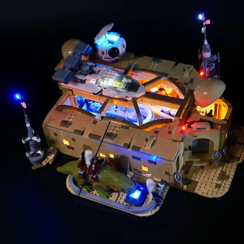 LED-Lichtset für Mos Eisley Cantina 75290 in Schwarz mit RGB-Beleuchtung - Bild 3