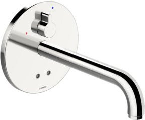 Hansa HansaElectra A Fertigmontageset mit Sensor, wandmontiert, batteriebetrieben, Chrom - Bild 1