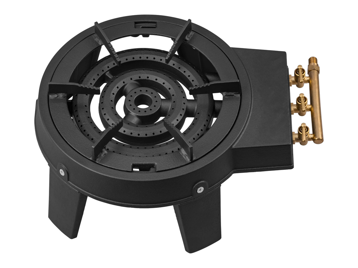 GRILLMEISTER Gasbrenner mit Wok-Set in Schwarz - Bild 2