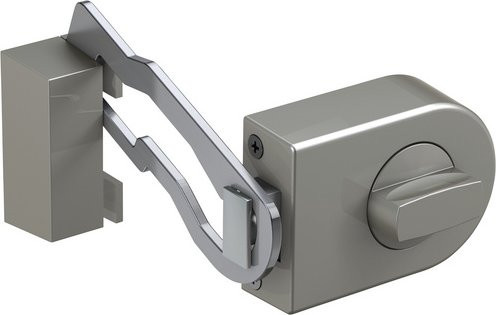 BASI Tür-Zusatzschloss KS 500R in Steel/Silver - Bild 1