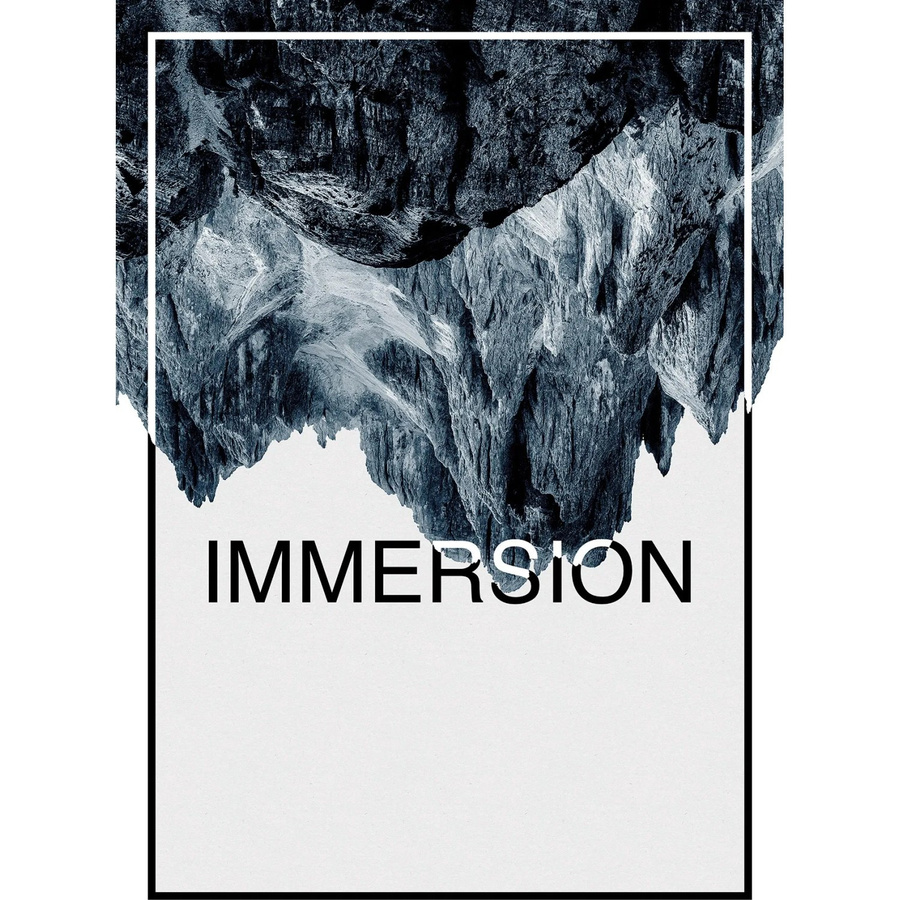 Komar Wandbild Immersion Steel Paper Poster, Breite: 50 cm, Höhe: 70 cm - Bild 2