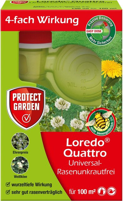 Protect Garden Loredo Quattro Universal-Rasenunkrautvernichter Spritzmittel 100 ml - Bild 1