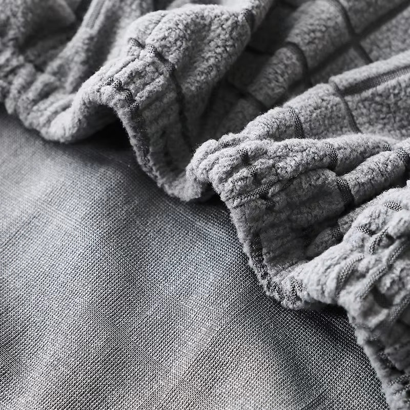 WANERQU Stretch Esszimmerstuhlhussen aus Jacquard in XL Größe, elastische Stuhlbezüge für Bankette und Partys, schmutzabweisend, Farben: Beige, Weiß, Grau - Bild 4
