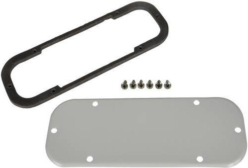 Schneider Electric Kabelverschraubungsplatte NSYTLCRNC aus Stahl in Grau, B/T/H: 31,7 x 9,0 cm - Bild 1