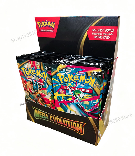 Bandai Pokémon Mega Evolution TCG Erweiterungs-Booster-Box, 36 Packungen, englische Version, ab 6 Jahren - Bild 1