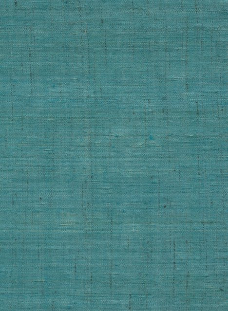 Arte Tapete Ghicha Silk in Lagoon Turquoise aus Textil-Vlies für Wohnzimmer und Schlafzimmer - Bild 1