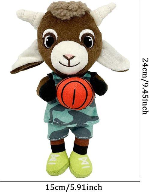 Treasuringu Ziegen Plüschtiere, Stoffpuppe, 24cm - Bild 1