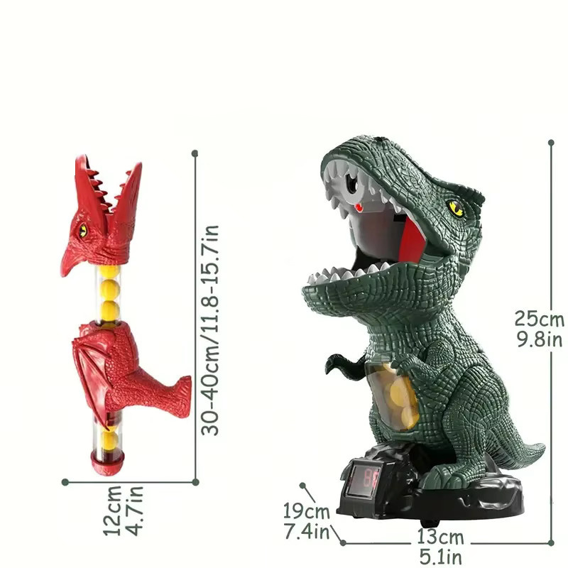 KNYYSECQ Kampf meinen Dinosaurier, Soft-Bullet-Pistole, Dinosaurier - Bild 5