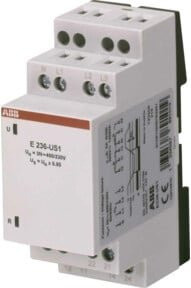 ABB Unterspannungsrelais E236-US1 Überwachungsrelais in Grün, Gelb und Weiß - Bild 1