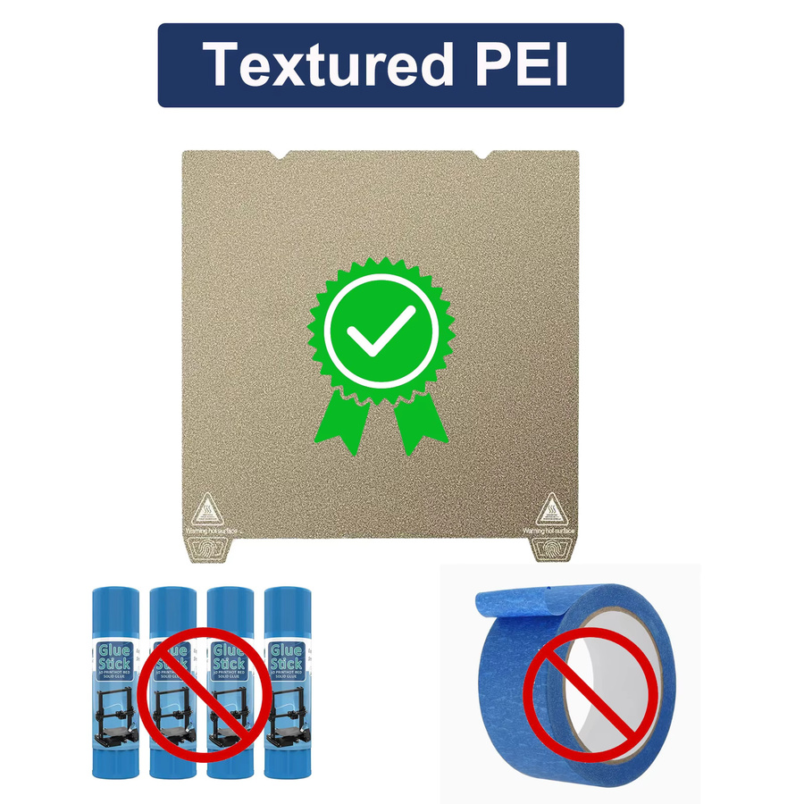 Magnetische PEI-Bauplatte in Gold für Creality 3D-Drucker CR10 Max, CR S4, CR S5, CR6 Max und CR M4 - Bild 3