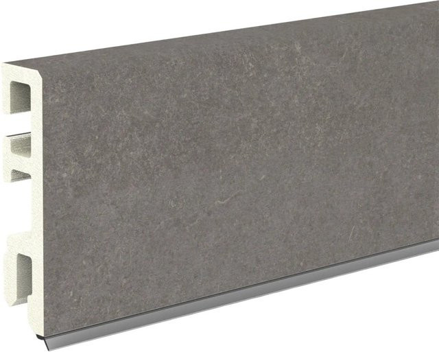 Döllken Hartschaumleiste USL60 sk Dekor Fliese Olbia in Grau, B/H/L: 60 mm x 14 mm x 2500 mm - Bild 1