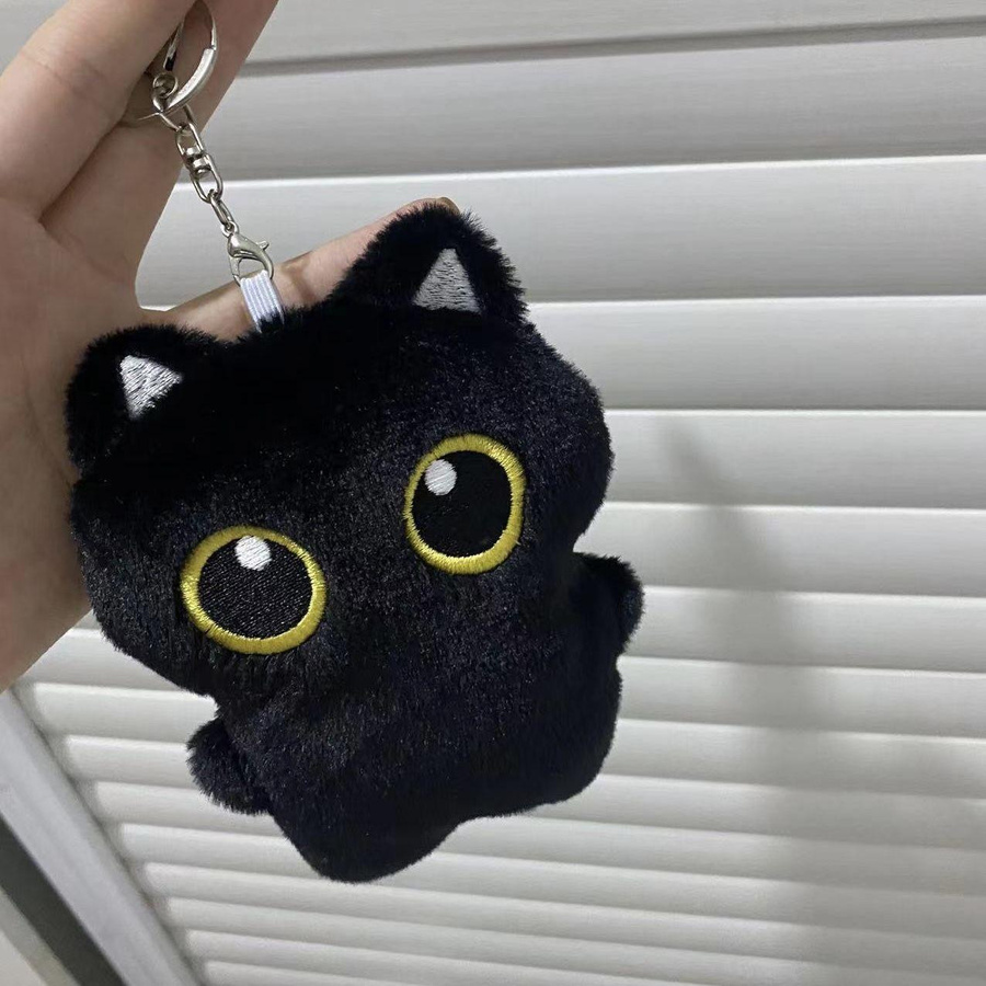 Yiran bag Schwarze Katze Plüschtier Puppe Kuschelkissen 14+ - Bild 4