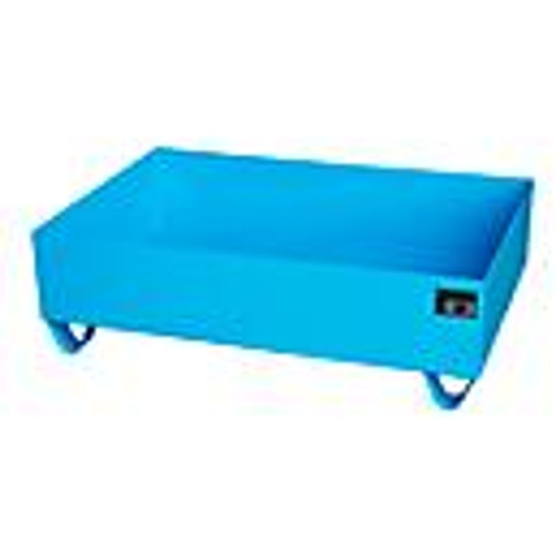 Bauer Südlohn Auffangwanne aus Stahl in Blau, B/T/H: 120 x 80 x 49 cm - Bild 2