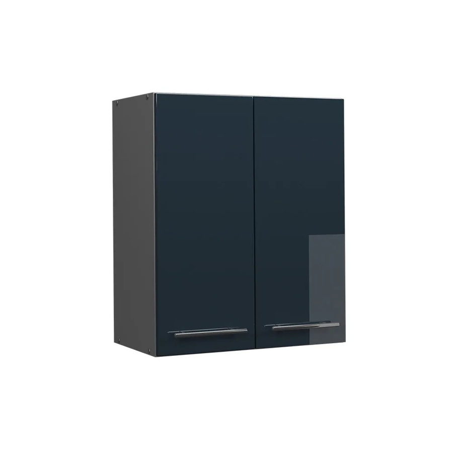 Vicco Hängeschrank Fame-Line Küchenschrank Hochglanz Anthrazit Dunkelblau B: 60 cm, H: 72 cm, T: 34,1 cm - Bild 2