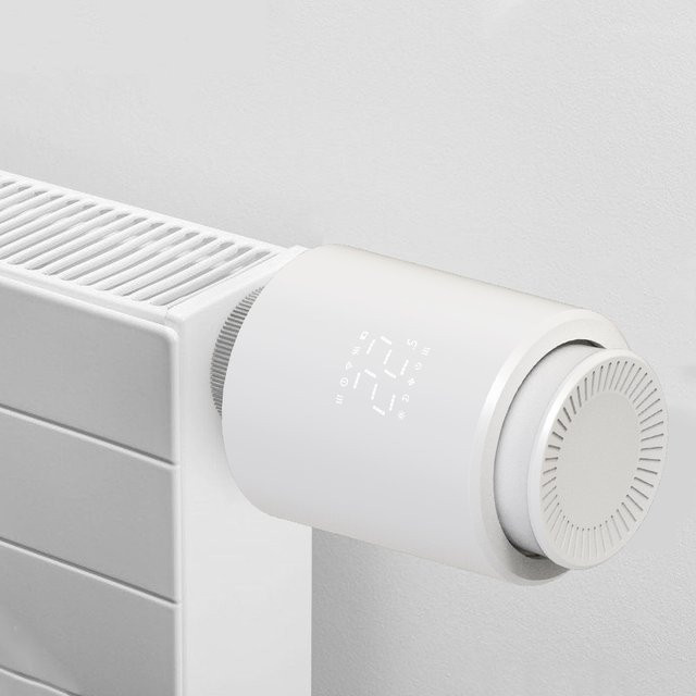 EZAIOT Tuya Smart ZigBee Thermostatventil TRV-Aktuator in Weiß mit App-Steuerung und Alexa Google Home Kompatibilität - Bild 1