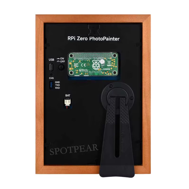 Raspberry Pi Zero 2W Digitaler Bilderrahmen E6 Vollfarb-E-Paper Display 7,3 Zoll PhotoPainter Kunstposter und Kalender - Bild 2