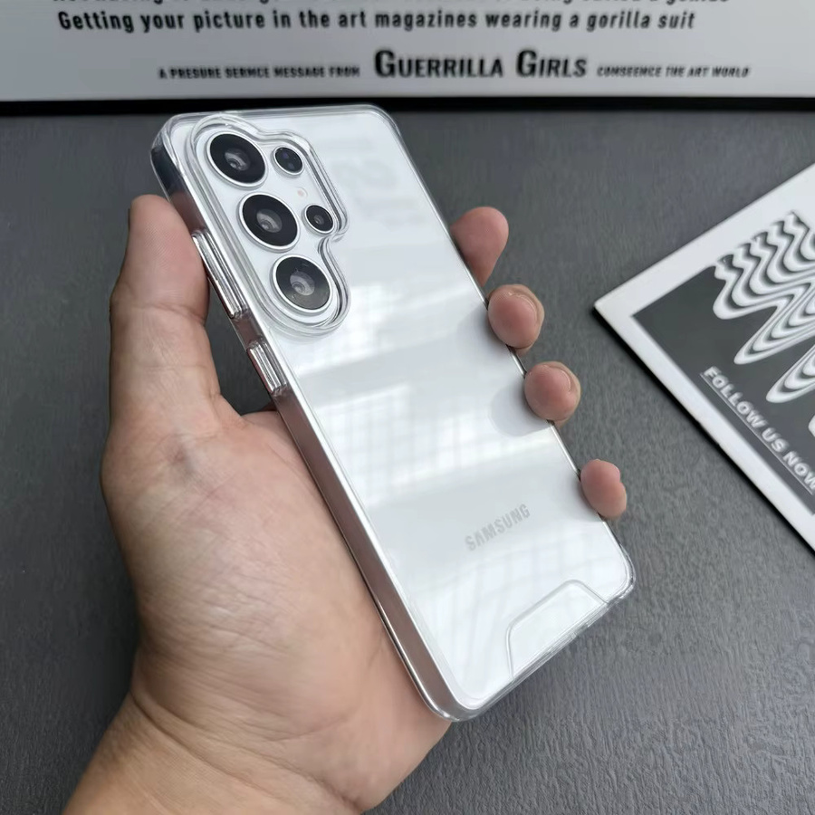 NUCWIN Transparente Stoßfeste Handyhülle für Samsung Galaxy S26 Ultra S25 S24 S23 S22 Plus und weitere Modelle, Durchsichtige PC-Abdeckung mit Box - Bild 2