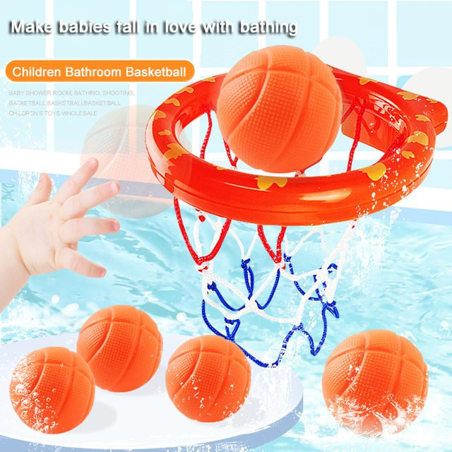 Lee's Sharing Baby Badespielzeug Mini Schießkorb Rahmen, Wasserspiel Spielzeugset, Bunt / Mehrfarbig - Bild 1
