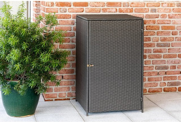 Merxx Mülltonnenabdeckung Grau B/T/H: 64 x 64 x 109 cm