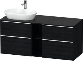 Duravit Waschtischunterschrank D-Neo Wandmontage in Eiche, B/T/H: 140 x 55 x 66,4 cm - Bild 1