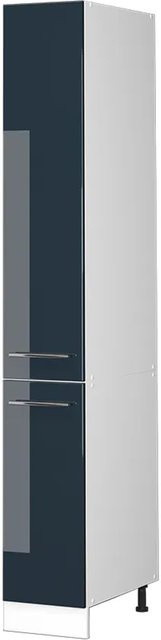 Vicco Apothekerschrank Fame-Line Medizinschrank für die Küche Dunkelblau Hochglanz/Weiß B: 30,0 cm, H: 57,2 cm, T: 48,94 cm - Bild 1