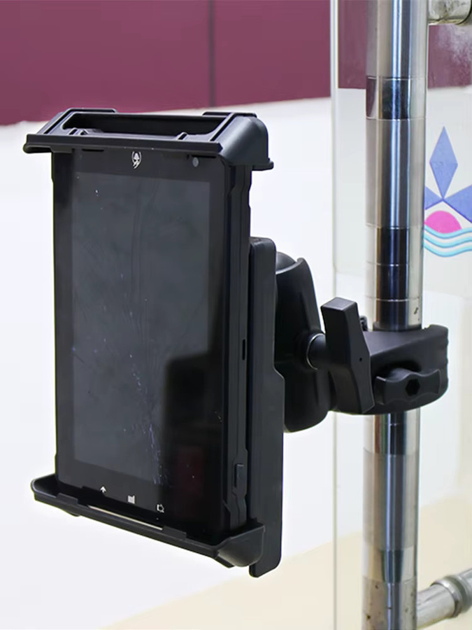 VINmounts industrielle Tablet-Halterung für 7-Zoll-Tablets in Schwarz, kompatibel mit RAM B 1" und C 1,5" Kugelbasen - Bild 4