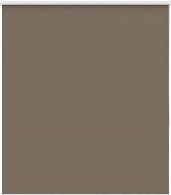 vidaXL Verdunkelungsrollo in Kaffeebraun mit thermischer Isolierung, B/H: 130 x 130 cm - Bild 1
