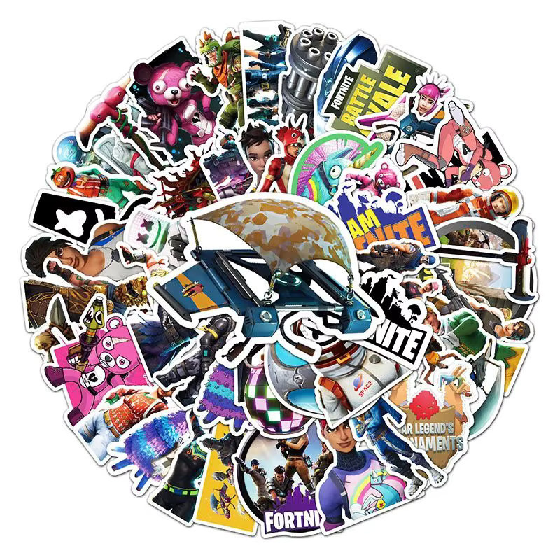 Fortnite Aufkleber, Nachfüllpack, Bunt / Mehrfarbig - Bild 4