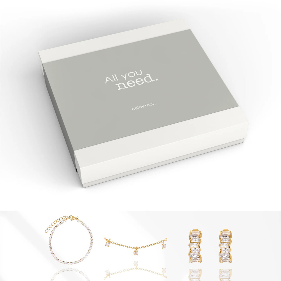 Heideman Geschenkbox All you need Stein, Gold, Zirkonia, Unisex - Bild 1
