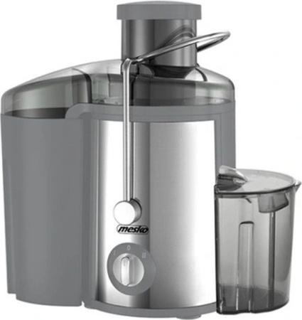 Mesko Entsafter MS 4126b aus Edelstahl mit 600 W und 3 Geschwindigkeitsstufen