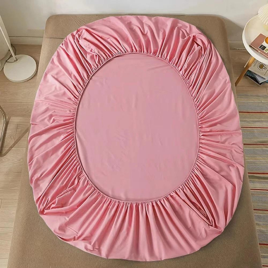 Spannbettlaken HOME369 aus Polyester in Weiß, B/T/H: 150 x 190 x 30 cm - Bild 1