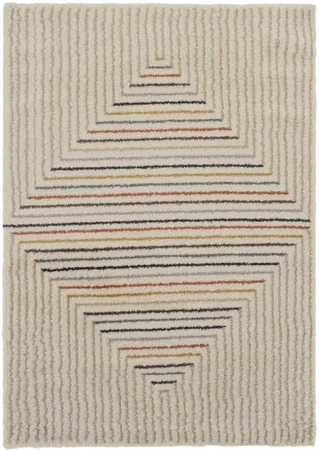 Vercai Rugs Teppich City Linien in Beige mit geometrischem Design, B/T: 120 x 170 cm - Bild 1