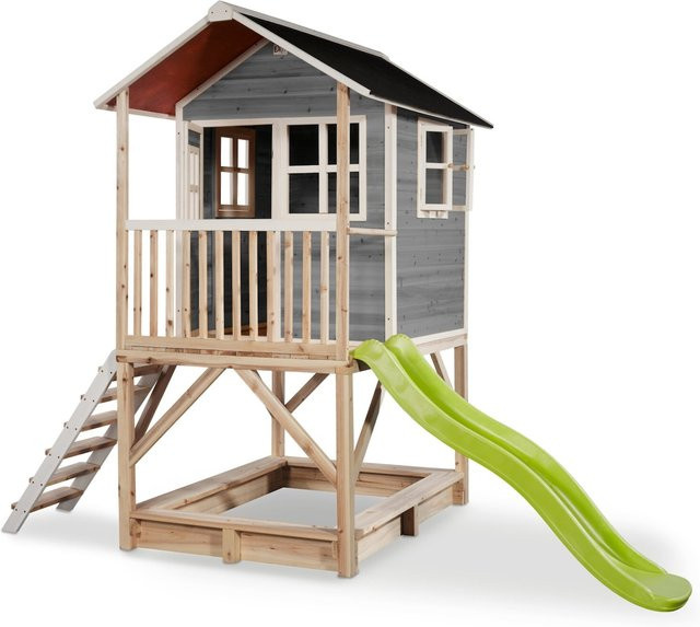 EXIT Loft 500 Holzspielhaus in Grau - Bild 1