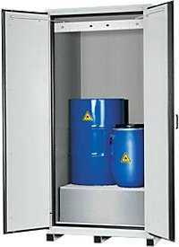 Asecos Sicherheitsschrank Typ 90 XL-CLASSIC-90 mit Flügeltüren, Türfeststellanlage und Bodenauffangwanne inklusive Gitterrost, 230 l - Bild 1
