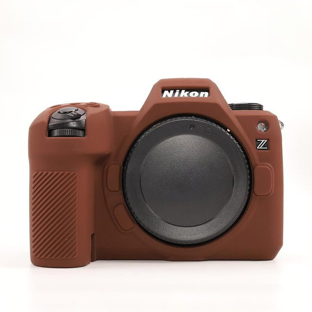 Olivenmond Silikonhülle Skin Armor Schutzhülle für Nikon Z6III in Schwarz - Bild 1