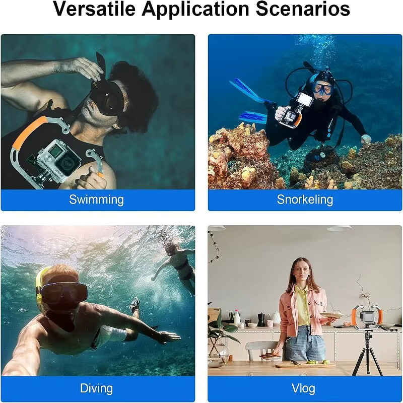 Selens Wasserdichtes Tauch-Rig Handheld Video Stabilisator für GoPro Sportkameras und Fotografie-Zubehör - Bild 4