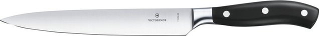Victorinox Grand Maitre Tranchiermesser mit gerader Klinge in Silber/Schwarz, Klingenlänge: 20 cm, Gesamtlänge: 34,4 cm - Bild 1