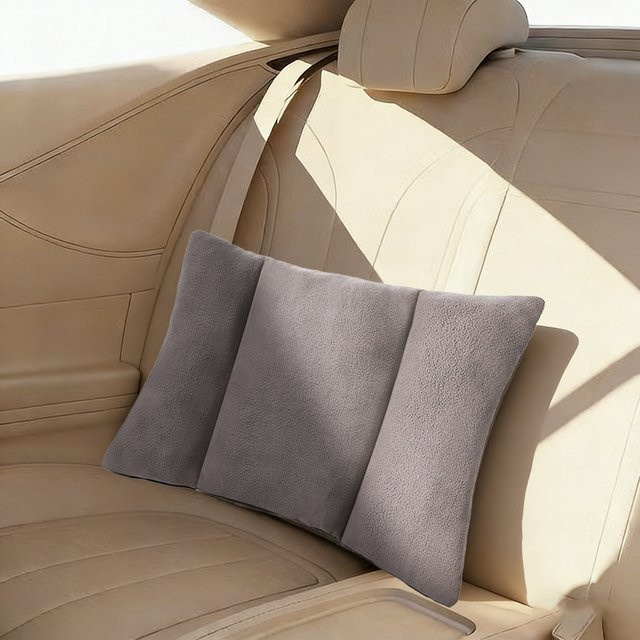 OOAGE Ergonomisches Lendenkissen in Grau zur Schmerzlinderung und Taillenstütze mit atmungsaktivem Design - Bild 1