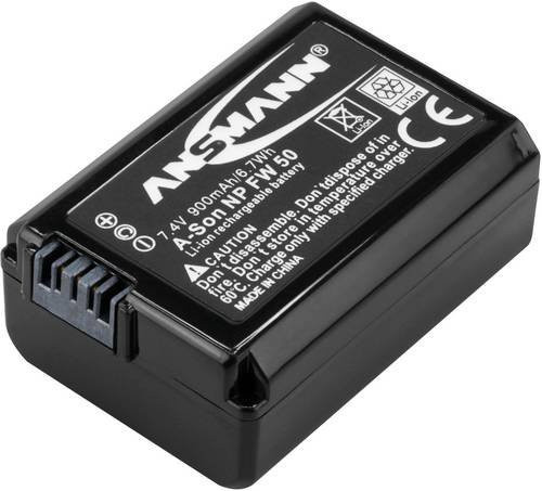 Ansmann A-Son NP FW 50 Kamera-Akku, Schwarz, 7.4V, 900 mAh - Bild 1