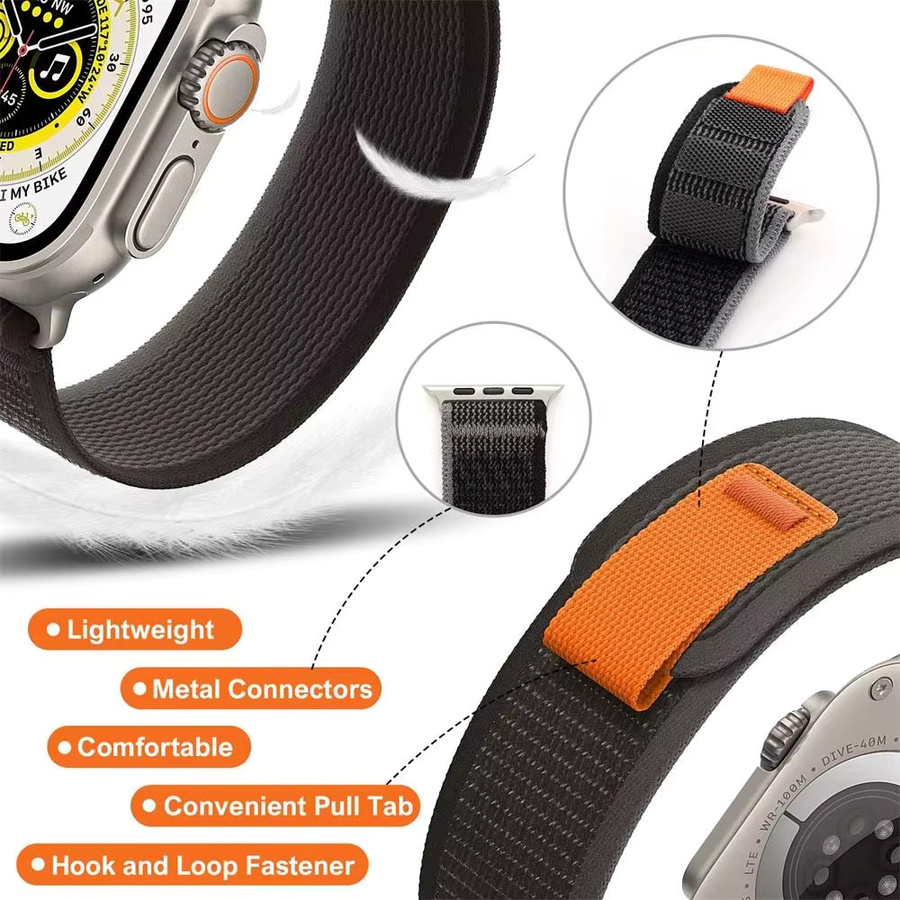 CRESTED Uhrenarmband Trail Alpine, Textil/NATO, für Apple Watch - Bild 2