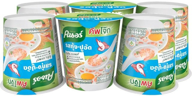 Knorr Cup Instant Jasminreisbrei mit Shrimps & Surimi 6 x 32 g - Bild 1