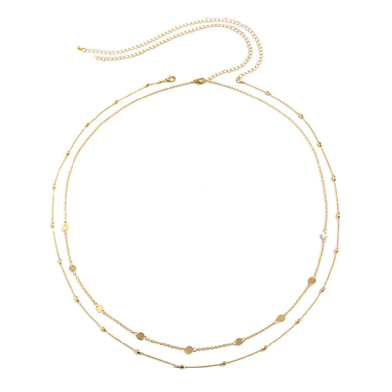 RUIYI Taillenkette, 14 Karat vergoldet, Edelstahl, Perle, Damen - Bild 3