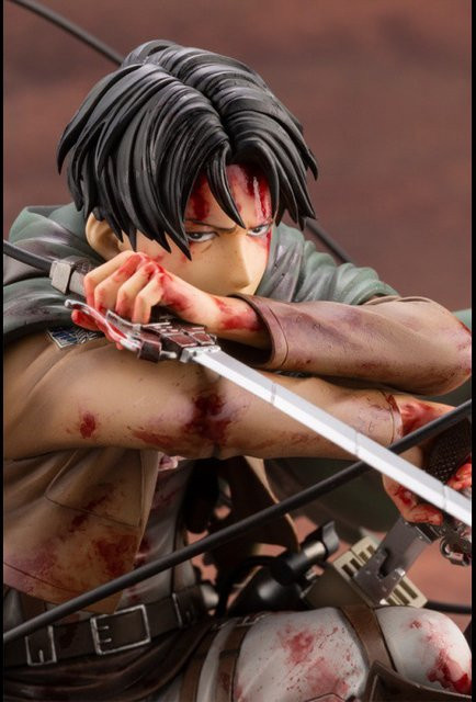 Kotobukiya Attack On Titan Levi Ackerman Anime Figur, Einzelfigur, Bunt / Mehrfarbig, Kunststoff - Bild 1