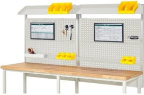 RAU System-Aufbau Komplettset 02 in Grau und Weiß mit einer Breite von 250 cm - Bild 1