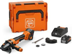 Fein Akku-Winkelschleifer PROTAGO CCG 18-125-12 PD-SEC Set, 125 mm, 18V, Orange - Bild 1
