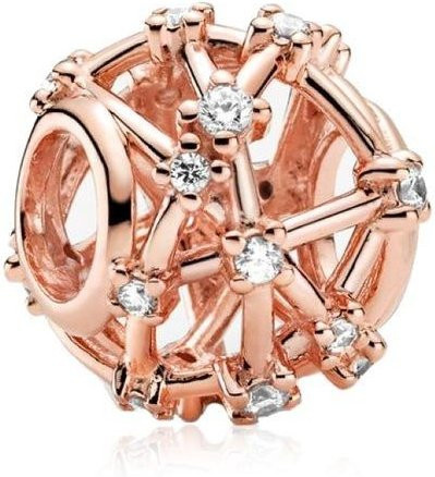Charm Allbestart, Zinklegierung, Perle, Zirkonia, beige, Damen - Bild 1