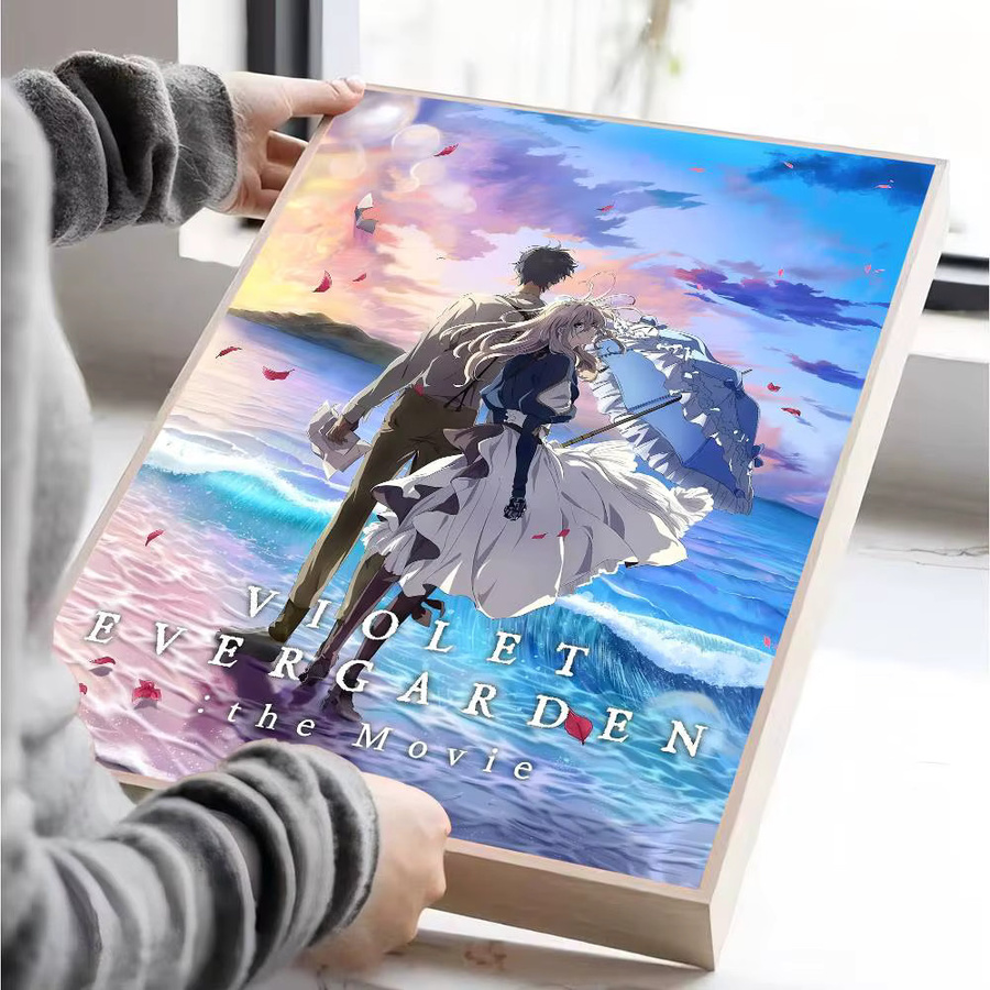 Anime Violet Evergarden Retro Wandposter aus Kraftpapier Multicolor - Bild 5