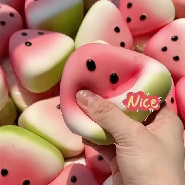 Anti-Stress Frucht-Squishy, Wassermelonen-Fidget-Spielzeug - Bild 1