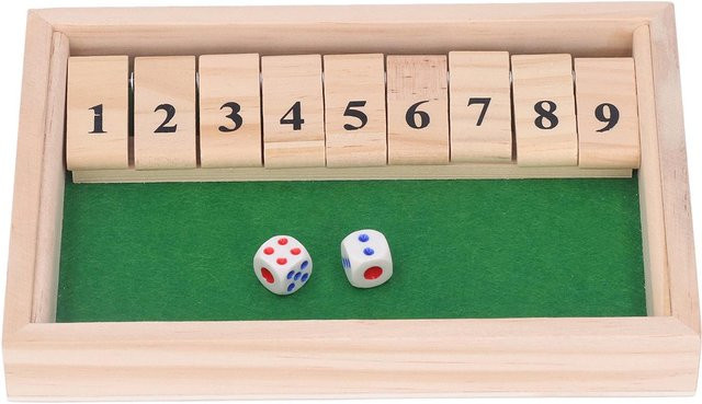 Wosawe Holzwürfel Brettspiel Flip Tiles grün - Bild 1